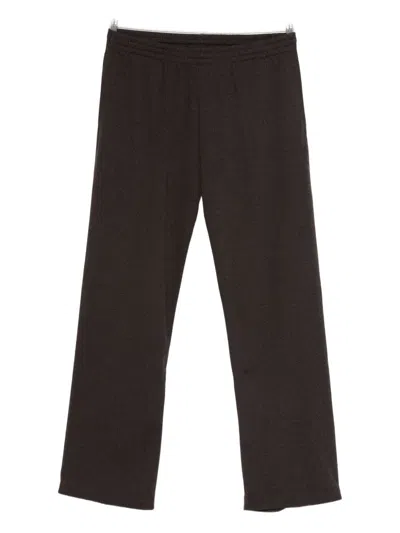 Our Legacy Pinstripe-pattern Trousers In Brown