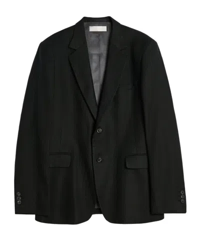 Our Legacy Pinstriped Blazer In Black