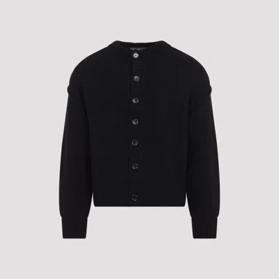 Our Legacy Pitch Cardigan Sweater For Men In Black