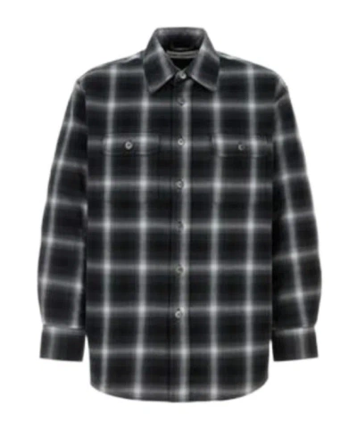 Our Legacy Ol Moss Checked-pattern Shirt In Blue