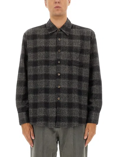 Our Legacy Plaid Shirt In Gray