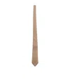 Our Legacy Pink Check Tie In Nude