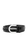 Our Legacy Plain Belt In Black