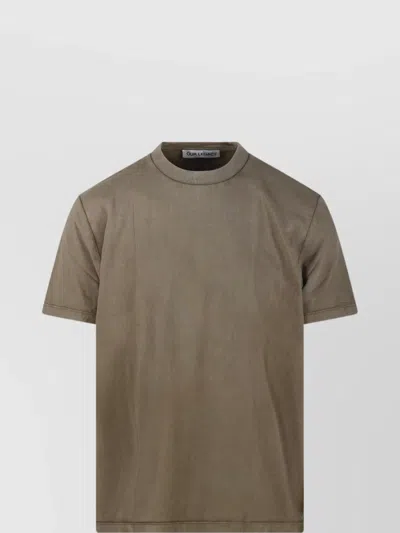 Our Legacy Plain Crew Neck T-shirt In Neutral