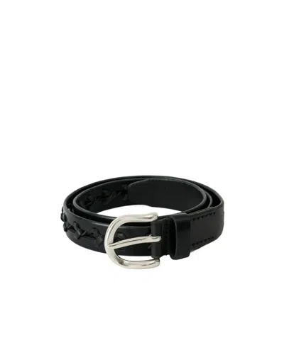Our Legacy Plait Belt In Gold