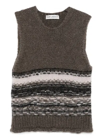 Our Legacy Pleaser Tank In Gray