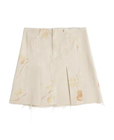 Our Legacy Pleated Half-length Skirt In Nude