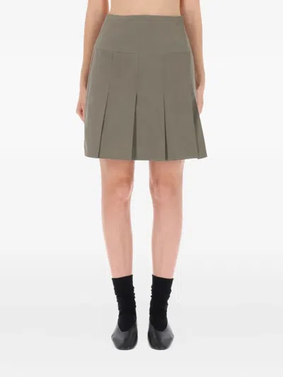 OUR LEGACY PLEATED MINI SKIRT