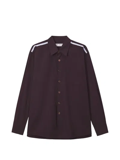 Our Legacy Pocket Striped Shirt In Purple