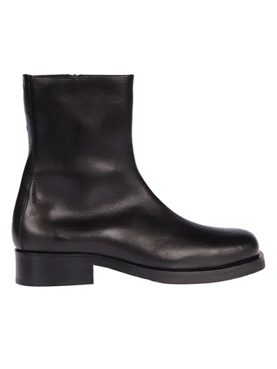 OUR LEGACY OUR LEGACY POINTED LEATHER ANKLE BOOTS