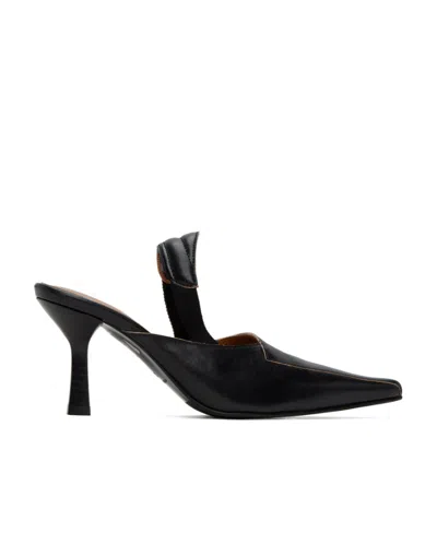 Our Legacy Pointed-toe Slingback Mules In Black