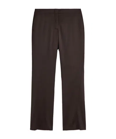 Our Legacy Poise Wool Blend Casual Pants In Brown