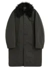 Our Legacy Polar Coat In Green