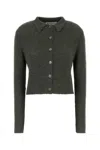 Our Legacy Dark Green Alpaca Blend Mazzy Cardigan In Green