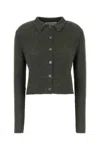 Our Legacy Dark Green Alpaca Blend Mazzy Cardigan In Green