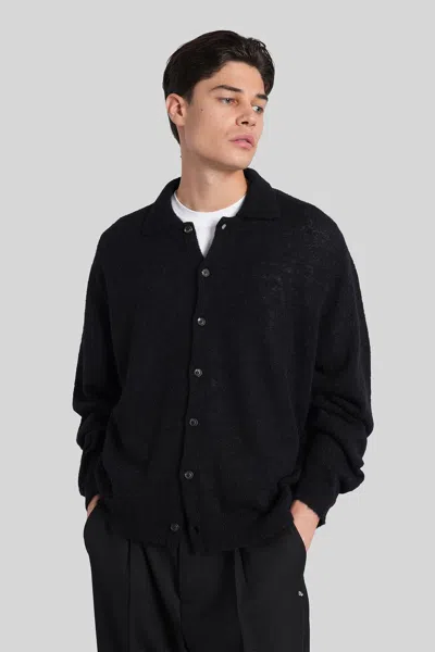 Our Legacy Polo In Black Alpaca