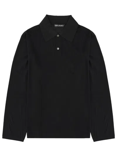 Our Legacy Polo Rugby In Black