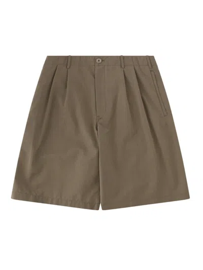 Our Legacy Ponte Shorts Balance Woolcot In Green