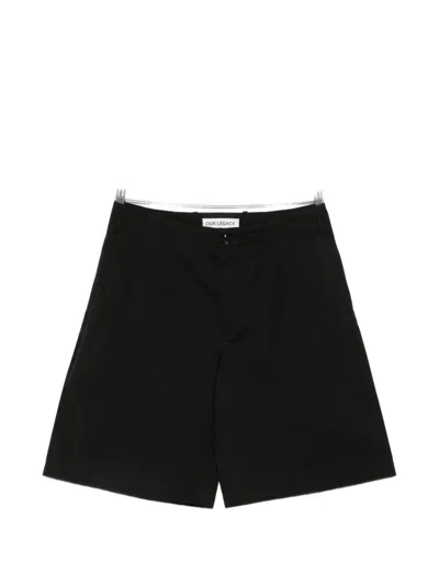 Our Legacy Ponte Shorts In Black