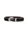 Our Legacy Pony Hair Belt In Brown