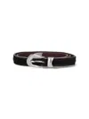 Our Legacy Pony Hair Belt In Brown