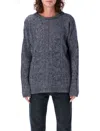 Our Legacy Formal Roundneck Knitwear In Stormy Blue