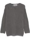 Our Legacy Popover Jumper In Falcon Grey Alpaca