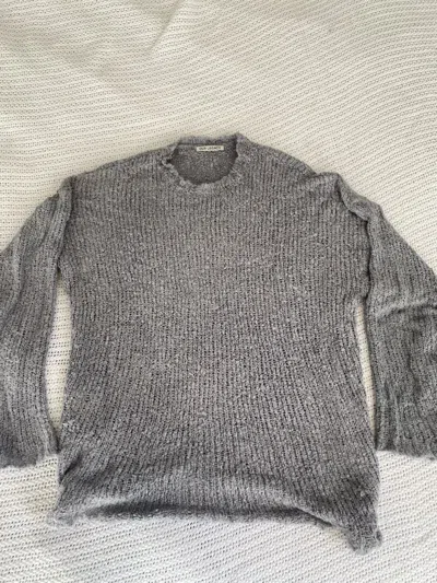 Pre-owned Our Legacy Popover Roundneck Sweater In Grey