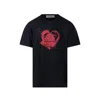 Our Legacy Mens Love Story Print Loose Love Graphic-print Cotton T-shirt In Black