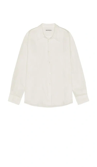 Our Legacy Promise Shirt In White
