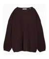 Our Legacy Rigid Popover Alpaca-blend Sweater In Black