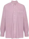 Our Legacy Purple Borrowed Shirt In Purple
