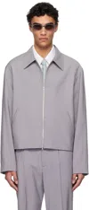 Our Legacy Purple Mini Jacket In Dusty Lavender High