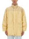 Our Legacy Adjustable Drawstring Technical Fabric Jacket In Neutrals