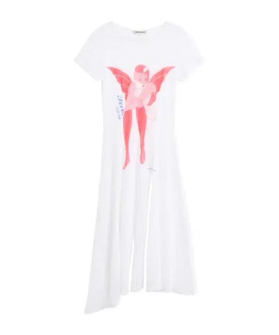 Our Legacy Ragged Dress In White