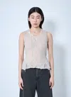 Our Legacy Double-layered Top In Beige
