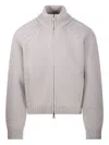 Our Legacy Raglan-sleeve Zip-up Cardigan In Gray