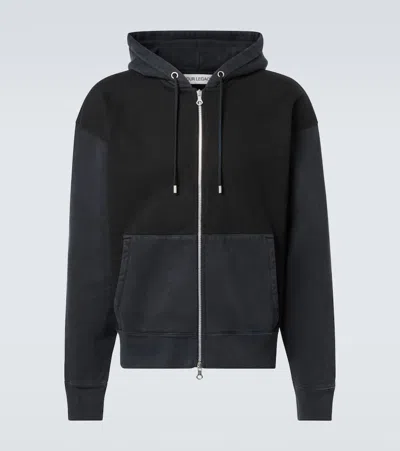 OUR LEGACY RASCAL COTTON FLEECE ZIP-UP HOODIE
