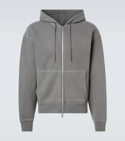 OUR LEGACY RASCAL COTTON FLEECE ZIP-UP HOODIE
