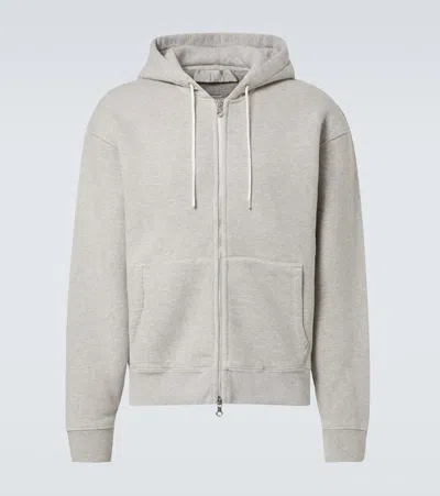 Our Legacy Rascal Cotton Jersey Zip-up Hoodie In Grey