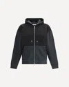 Our Legacy Rascal Zip-front Hooded Sweatshirt In Black