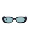 Our Legacy Rectangular Black Sunglasses In Black