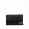 Our Legacy Rectangular Polyester Shoulder Bag With Magnetic Snap Closure In Black