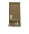 Our Legacy Rectangular Wool Scarf In Green