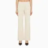 OUR LEGACY REGULAR WHITE COTTON TROUSERS