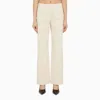 Our Legacy Regular White Cotton Trousers In White