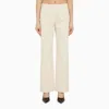 OUR LEGACY OUR LEGACY REGULAR WHITE COTTON TROUSERS
