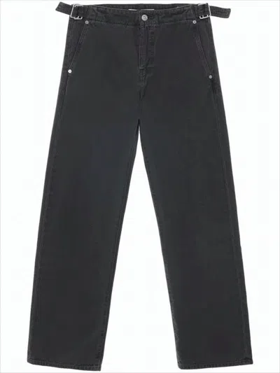 Our Legacy Relaxed-fit Black Denim Pants With Classic Five-pocket Style