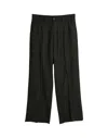 Our Legacy Relaxed Fit Black Viscose Baggy Pants In Black