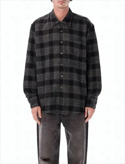 Our Legacy Relaxed Fit Checkered Long-sleeve Shirt In Multi